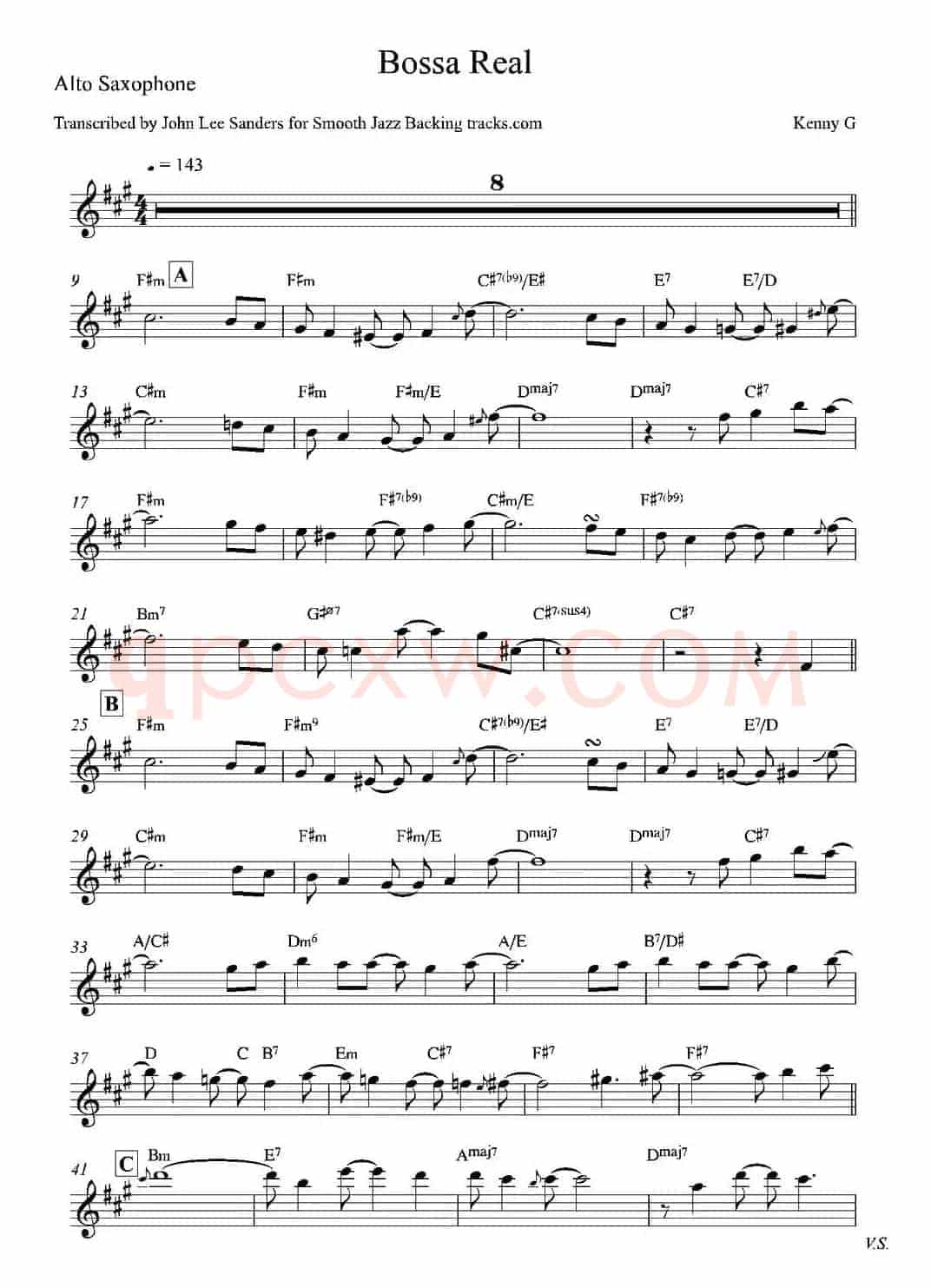 Bossa Real（中音萨克斯）