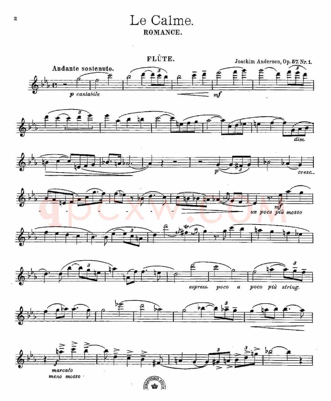 Le Calme（Op.57 No.1）