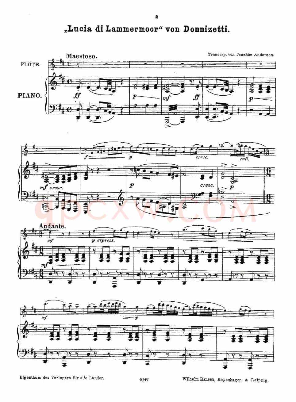 Opern-Transcriptionen.Op.45-6（长笛+钢琴伴奏）