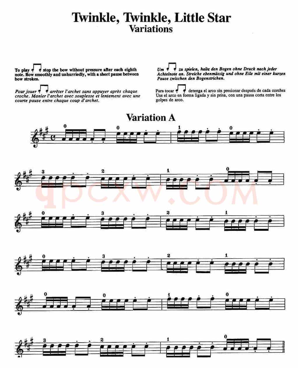 铃木小提琴教材第一册（Suzuki VIOLIN PART VOLUME 1）