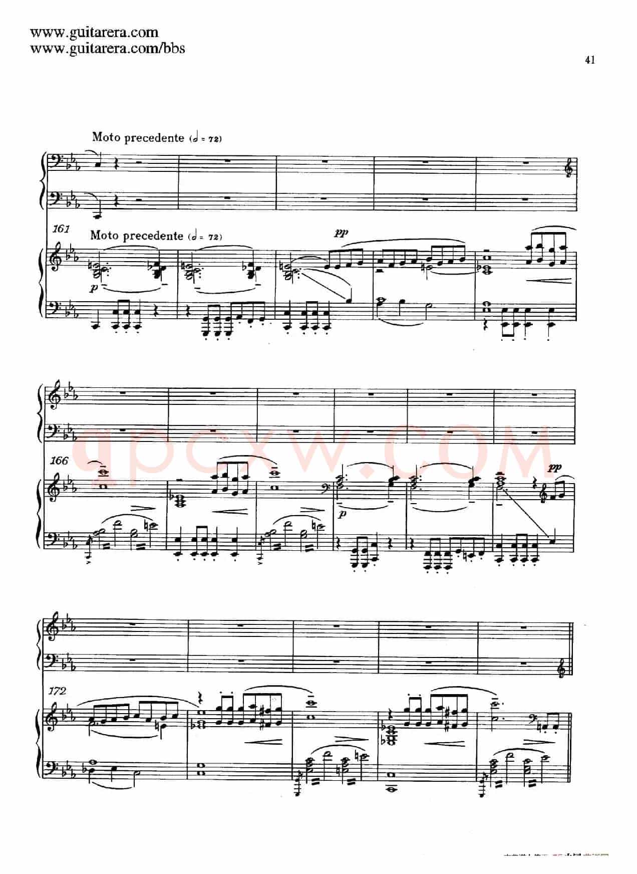 c小调第二钢琴协奏曲 Op.18(双钢琴·第一乐章)
