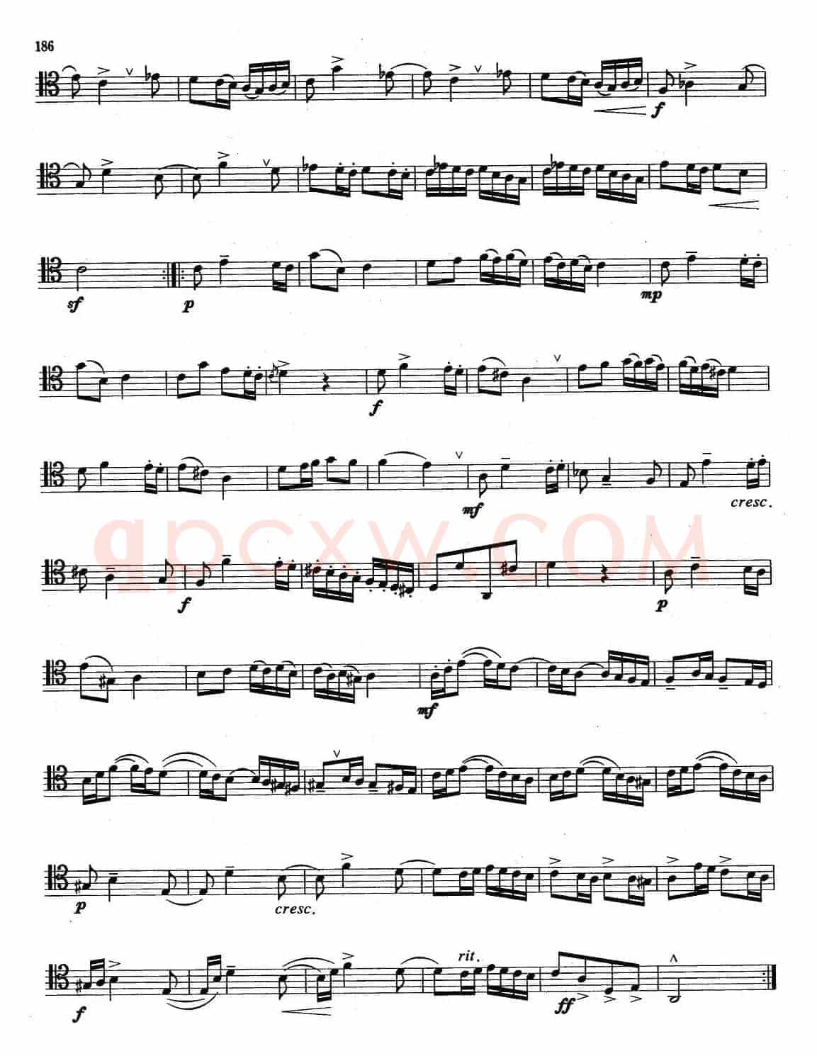 B组乐曲：第三奏鸣曲（长号）