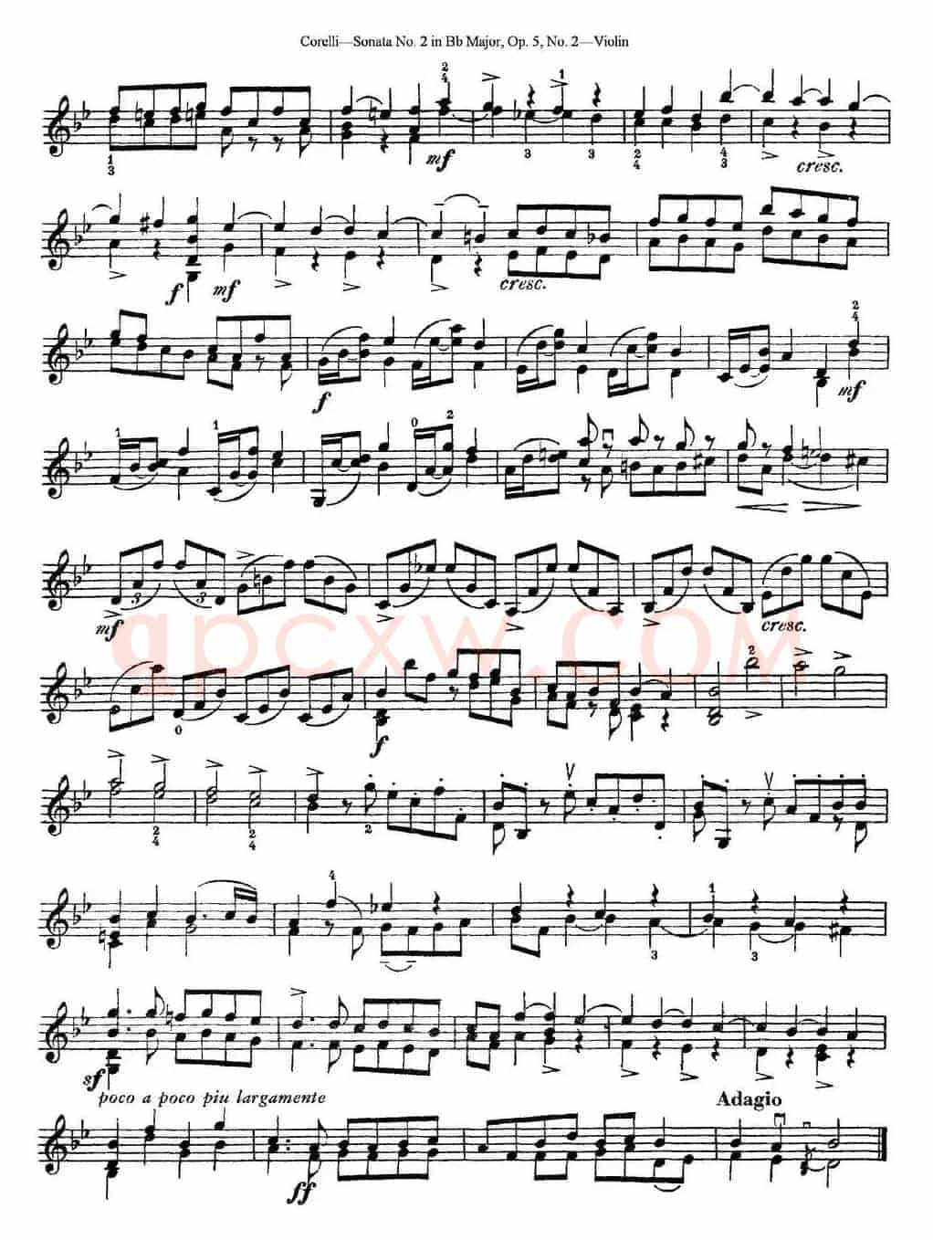 Sonata No.2 in Bb MajorOp.5 No.2