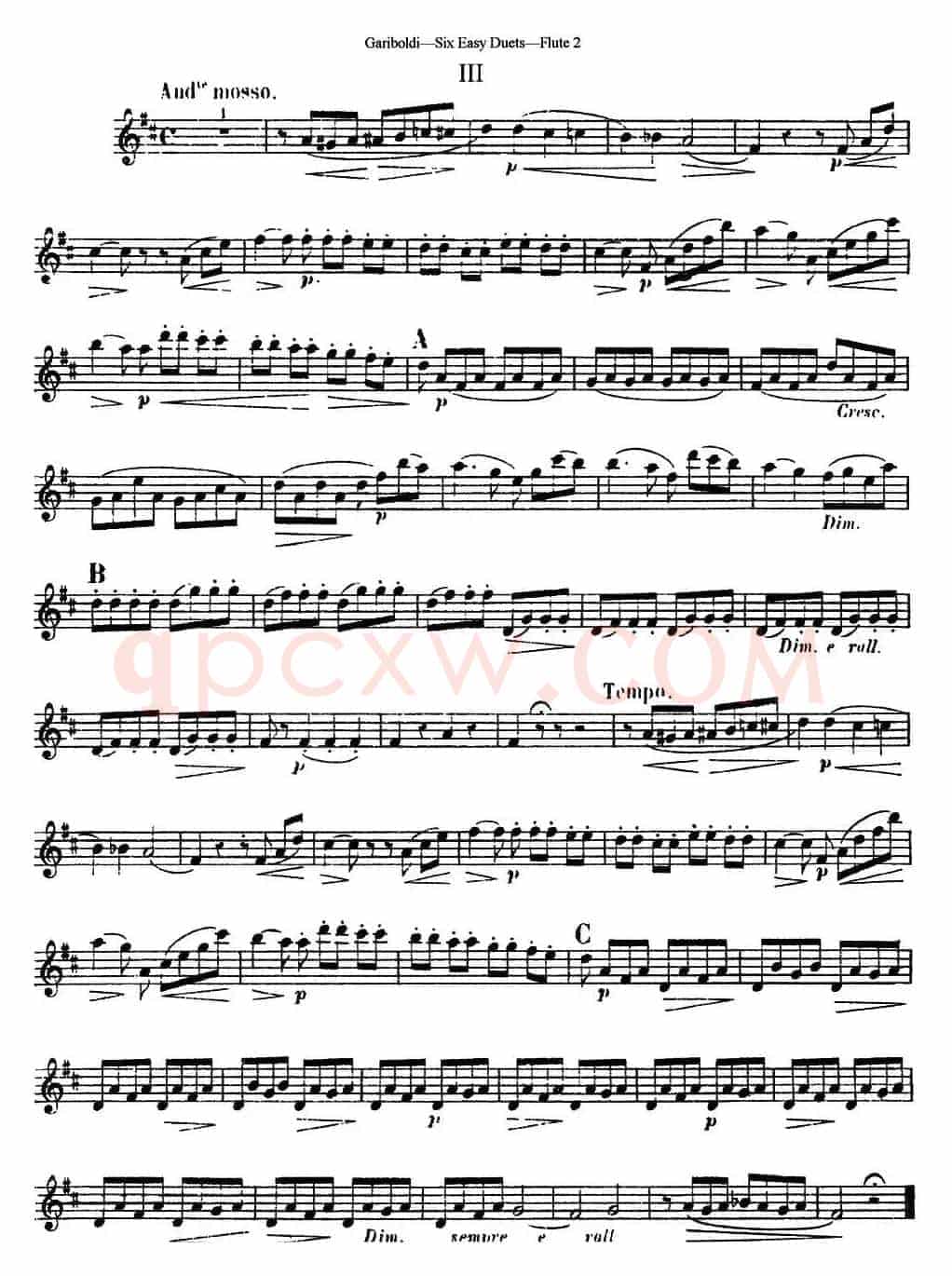 六首简易二重奏作品145号
