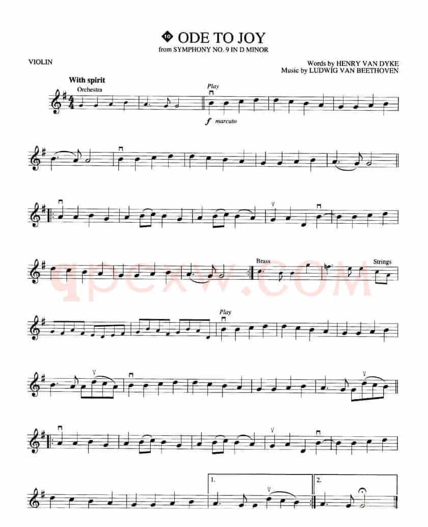 ODE TO JOY