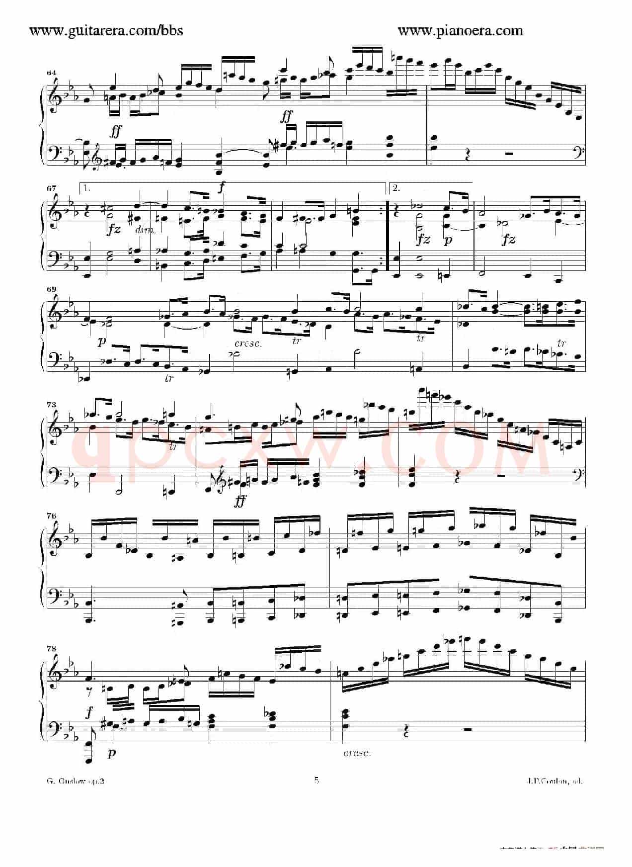Grande Piano Sonata in c Minor Op.2（c小调华丽钢琴奏鸣曲·第一乐章）