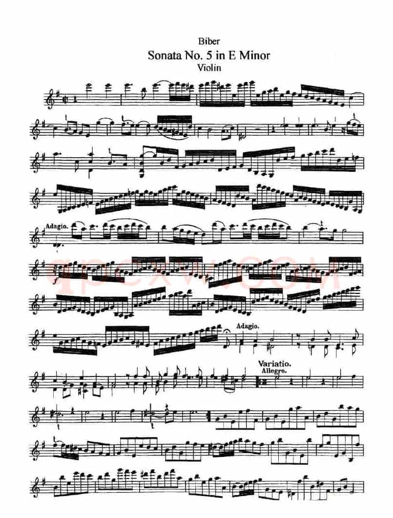 Sonata No.5 in E Minor