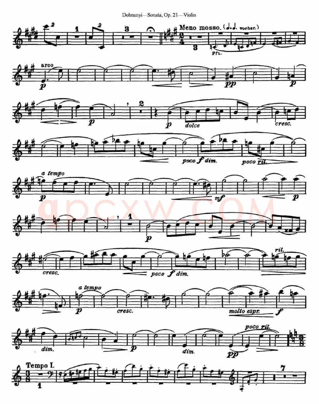 Dohnanyi Sonata Op.21