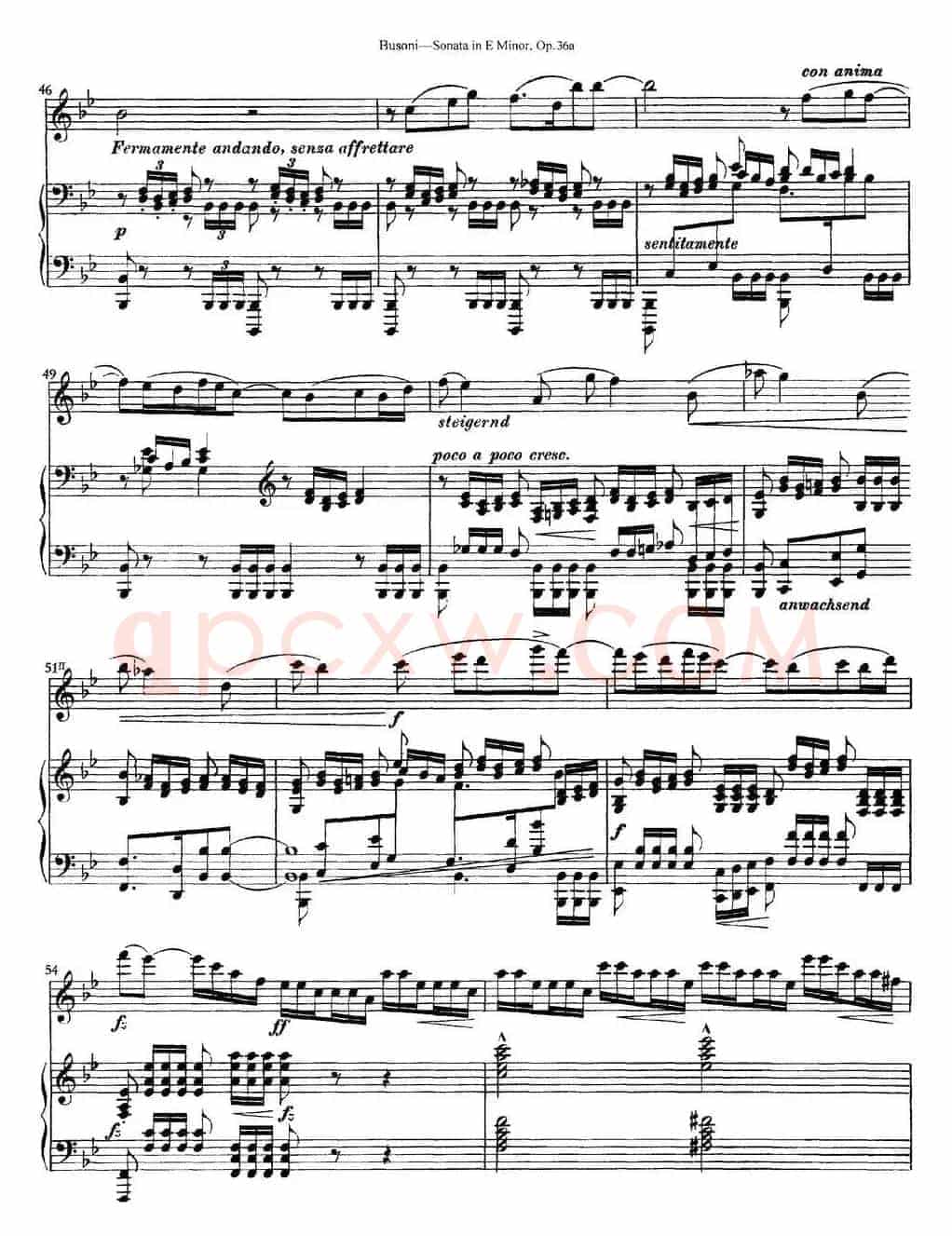 Violin Sonata No.2 in E Minor Op.36（小提琴+钢琴伴奏）