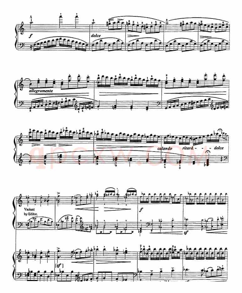 钢琴教程第八级 大型乐曲（C大调第一钢琴协奏曲 Op.15 第一乐章）