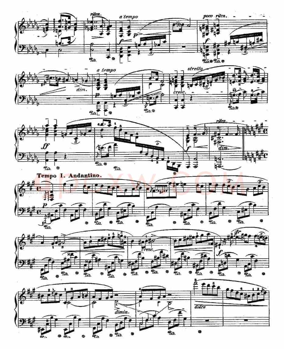 升f小调夜曲Op.48－2（Deux  Nocturnes）