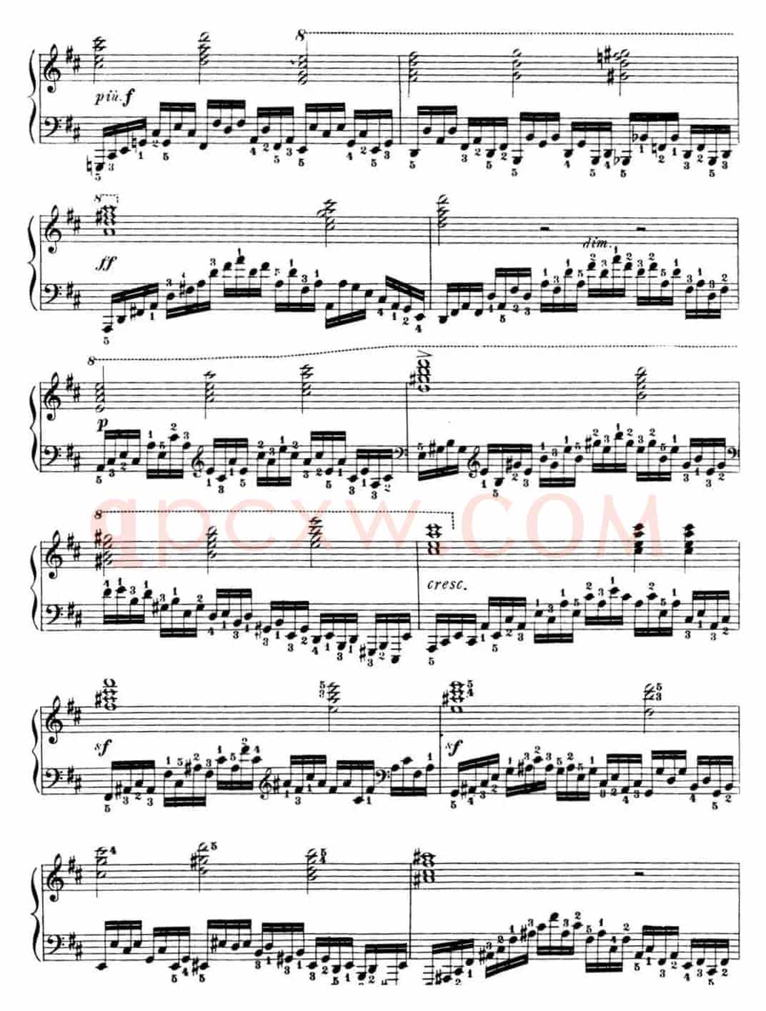 50首车尔尼Op.740钢琴手指灵巧技术练习曲（NO.28）
