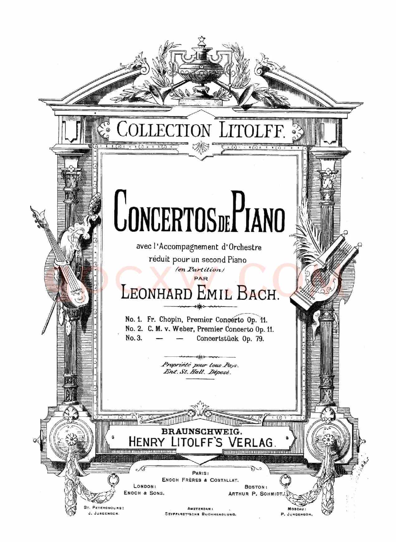 Piano Concerto No.1 in C Major Op.11,(C大调第一钢琴协奏曲·双钢琴)
