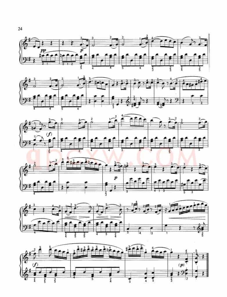 奏鸣曲（G大调）