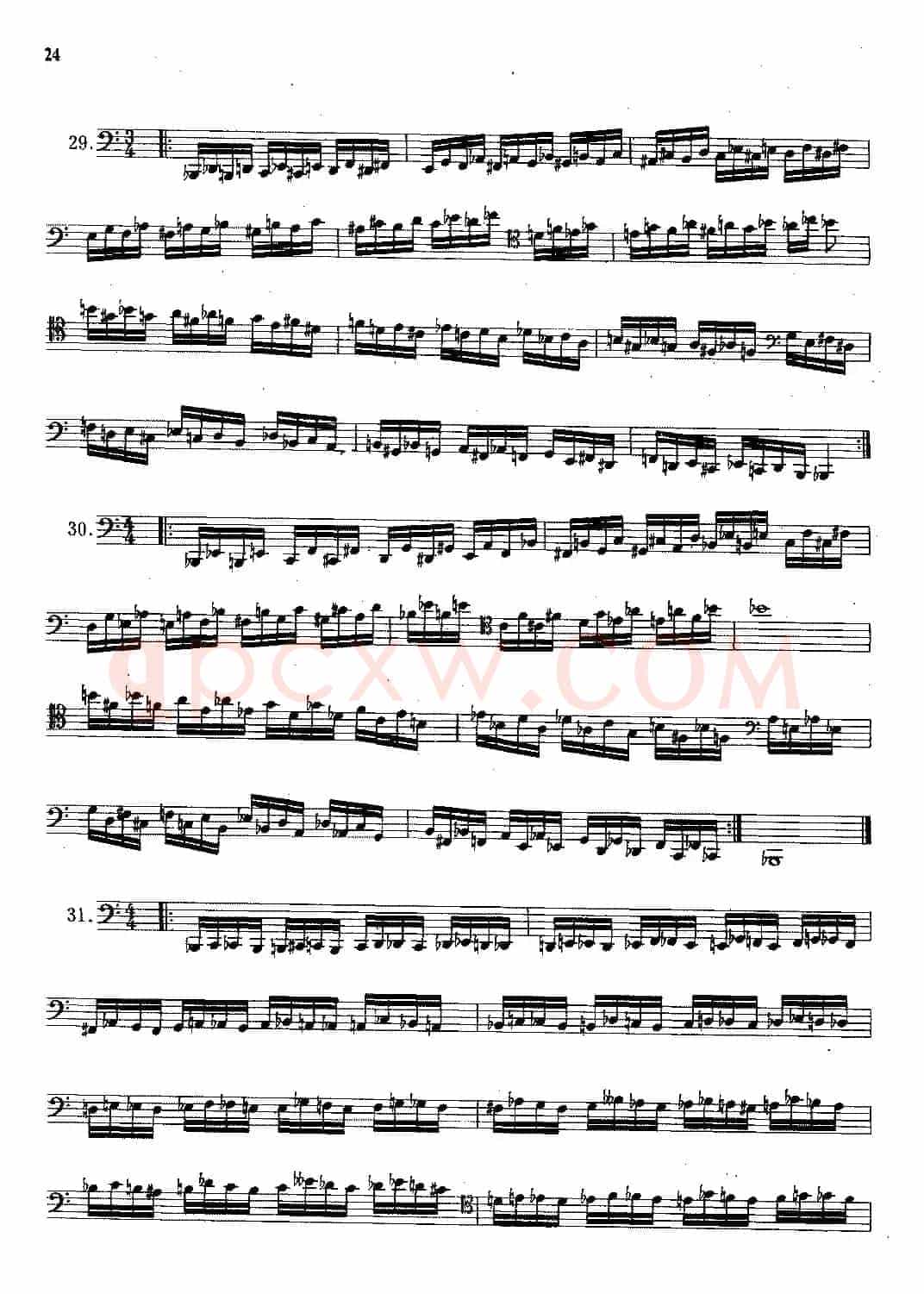 大管高级练习曲 第一部分 每日练习（21—33）