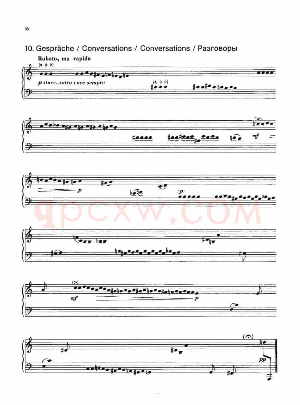 Notebook f Young People Op·59（为青少年而作的钢琴曲集·10）