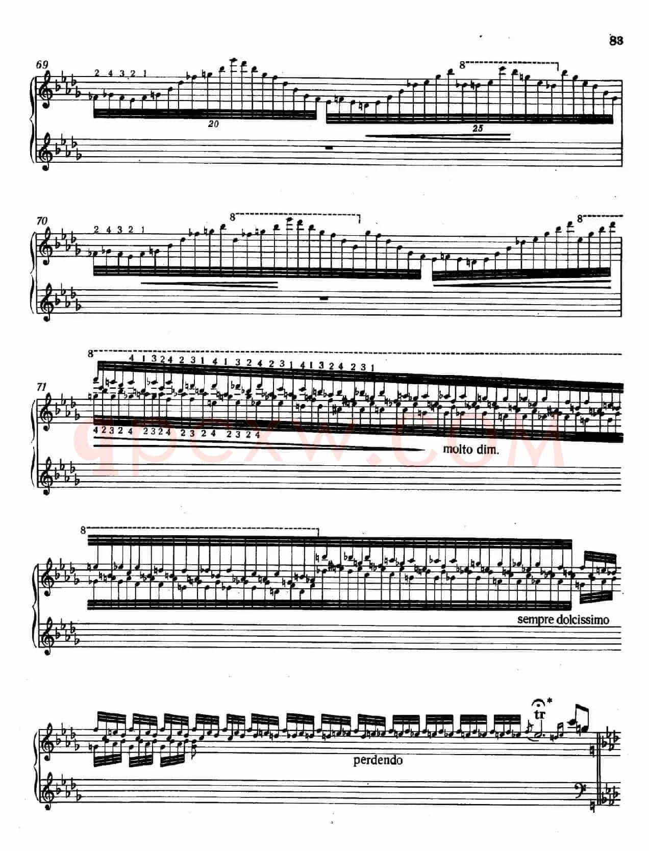 12 Etudes d'execution Transcendante S.139(12首超技练习曲·9)