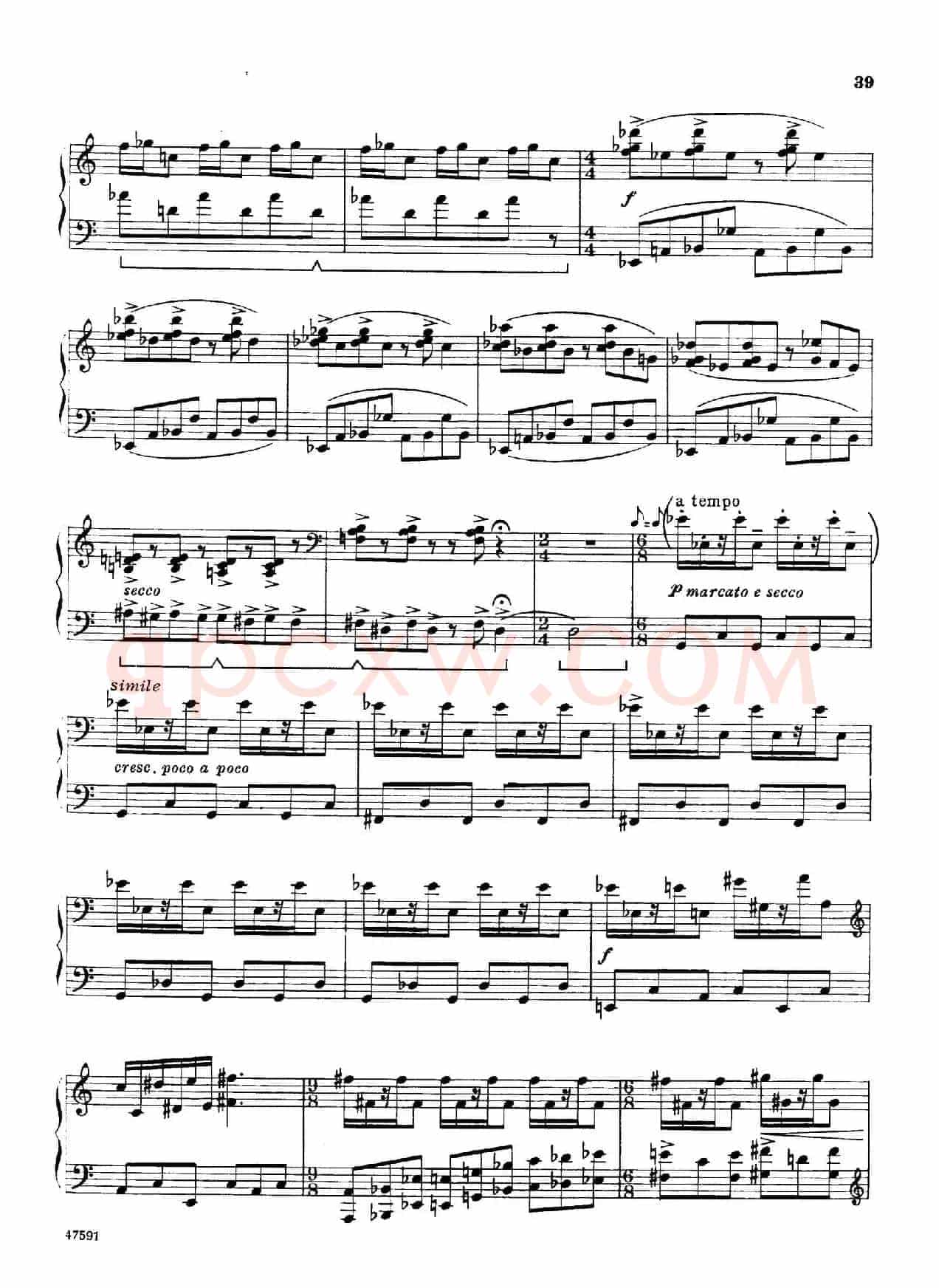 Piano Sonata in E-flat Major Op.95(降E大调钢琴奏鸣曲·Ⅲ)