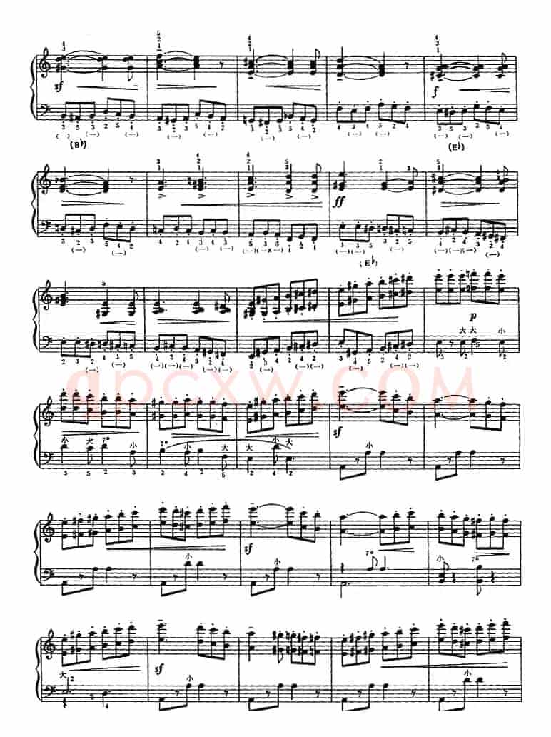 手风琴技术训练练习曲（26）