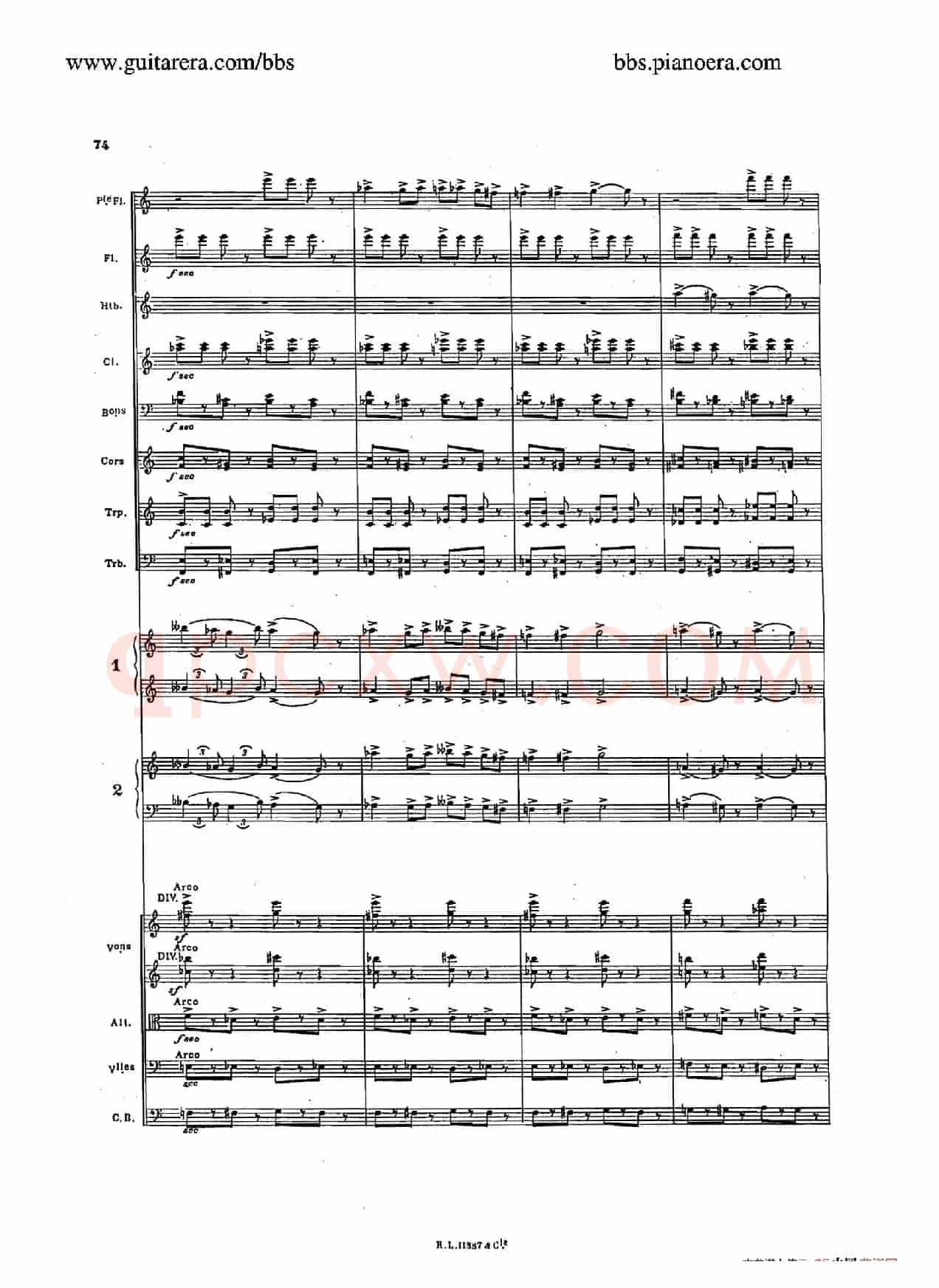 Concerto for 2 Pianos in d Minor(d小调双钢琴协奏曲·总谱)