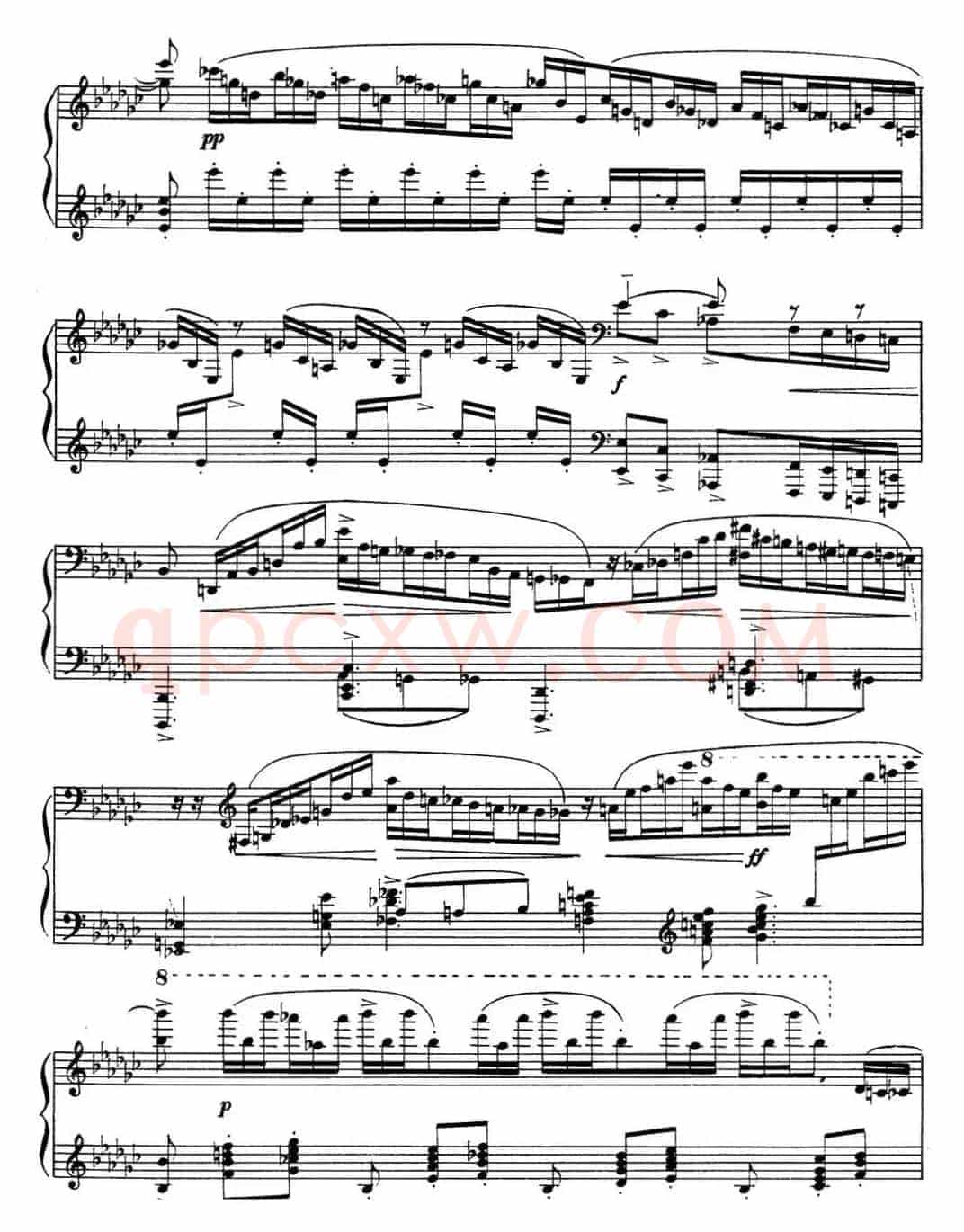 拉赫玛尼诺夫 音画练习曲5或6 Etudes tableaux Op.33 No.5