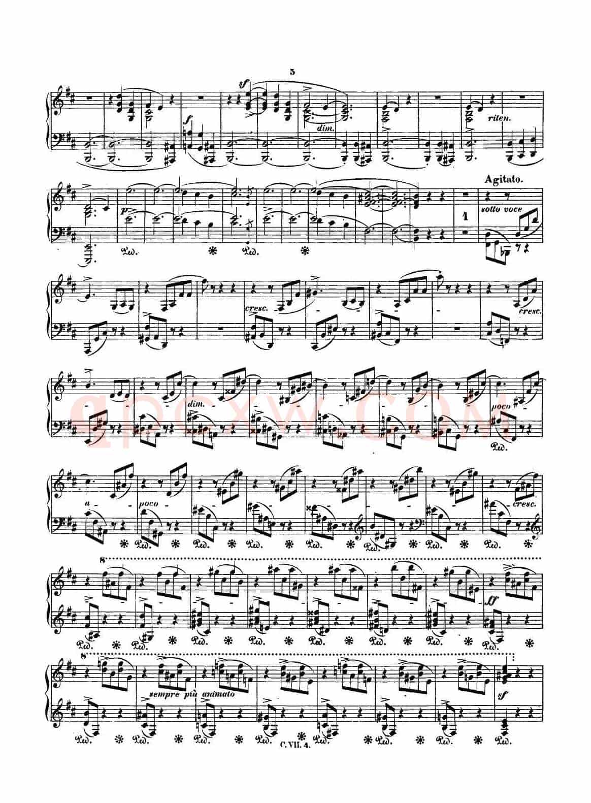 肖邦 钢琴谐谑曲 Chopin Scherzo(No.1 b小调,Op.20)
