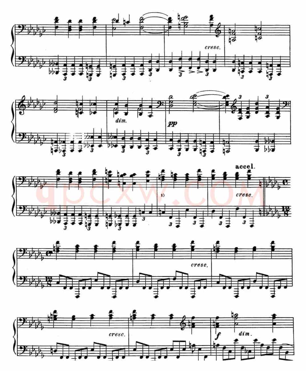 斯克里亚宾 钢琴练习曲 Op.8 No.7 Alexander Scriabin Etudes