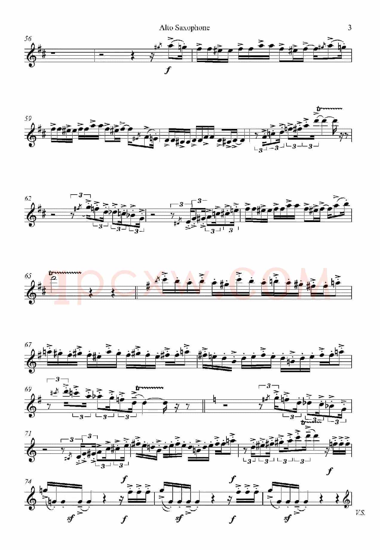 HUMORESKE（中音萨克斯独奏）