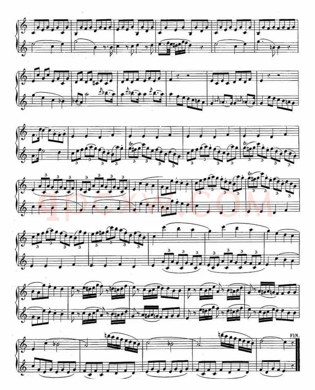 H·Klose练习曲（Quatre Duos Faciles et Concertants Pour 2 Saxophones—No.1）