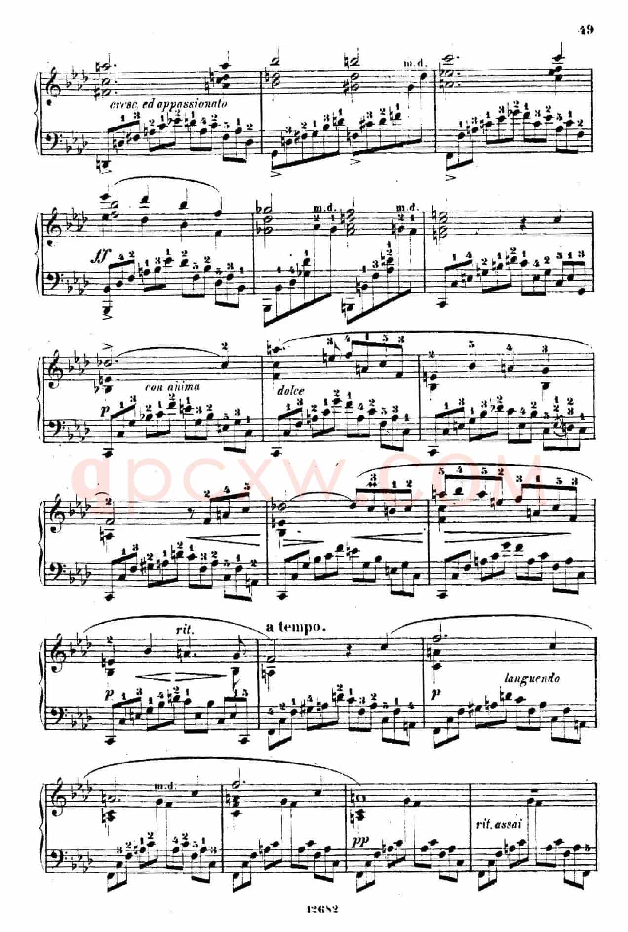 Douze Etudes de Salon Op.5(12首沙龙练习曲·10)