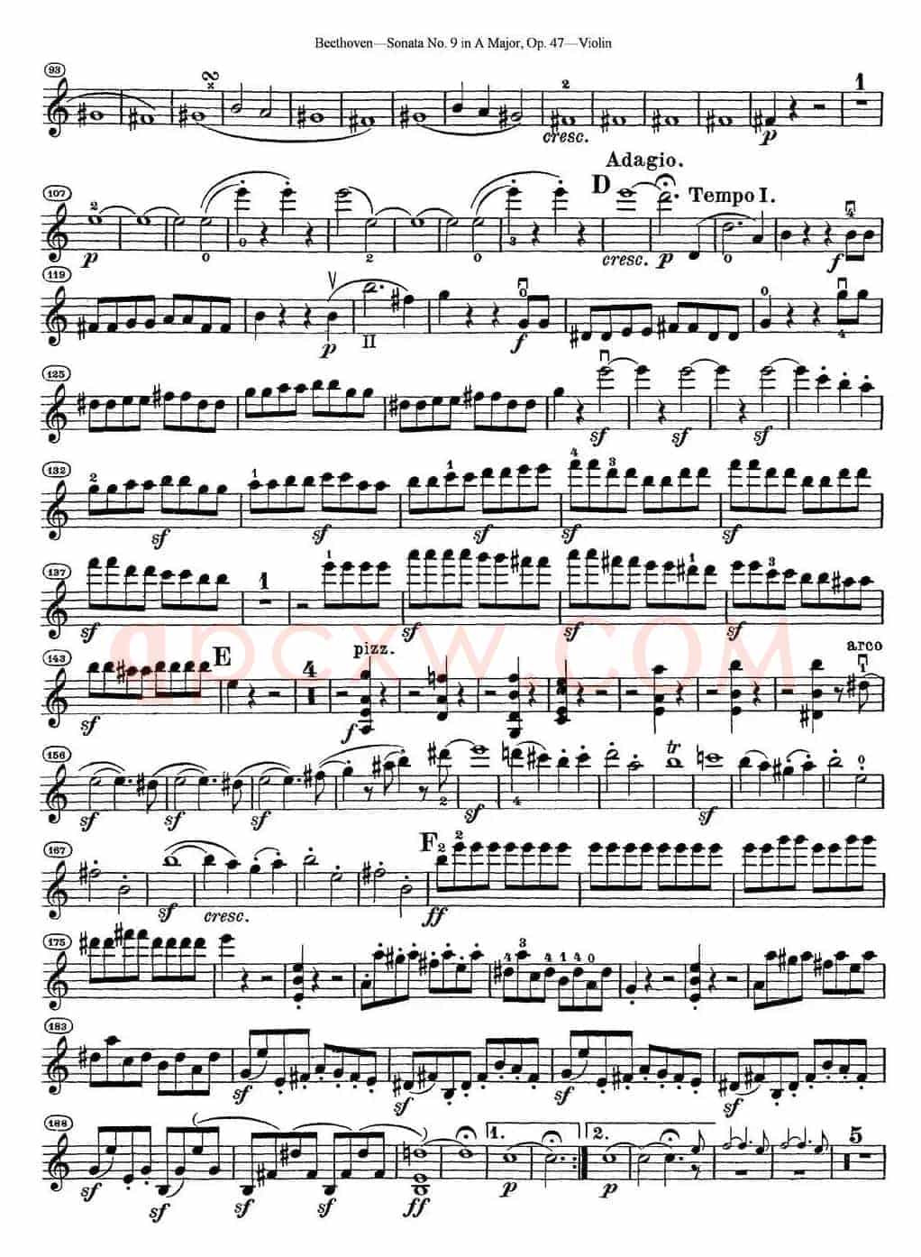 Violin Sonata No.9 in A Major Op.47