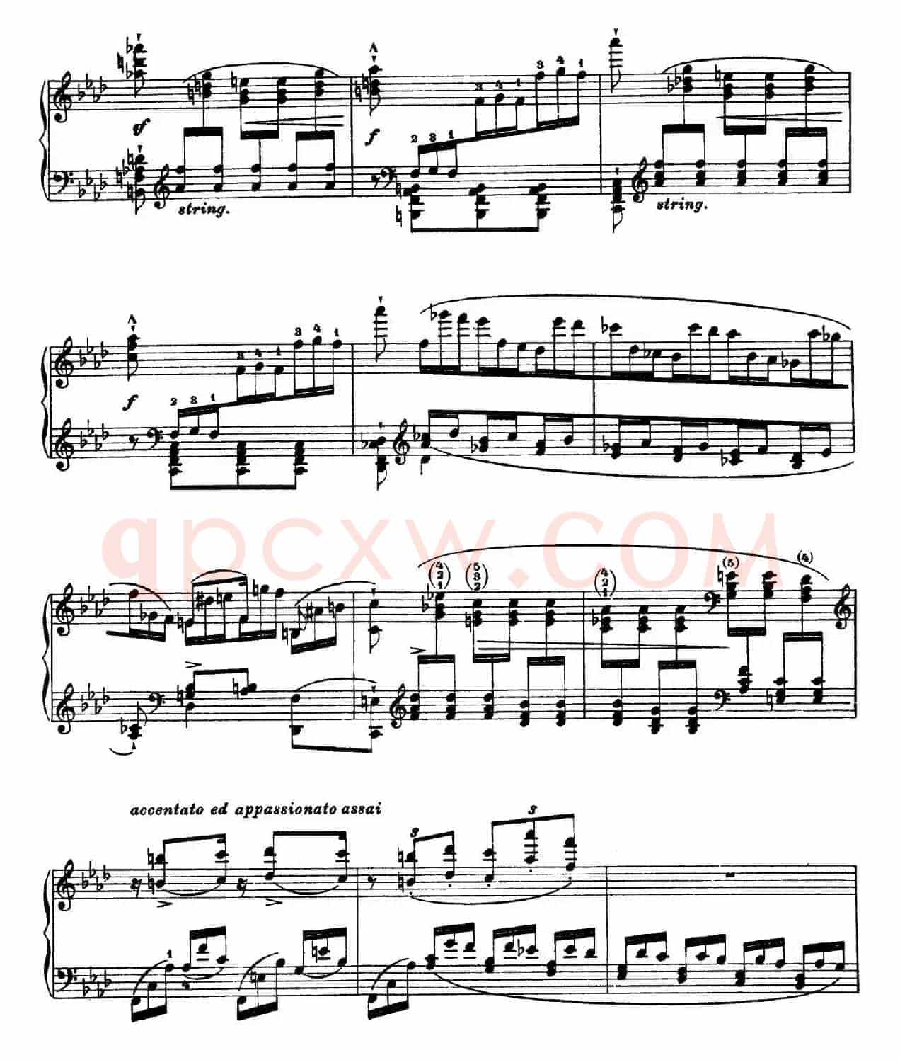 12 Etudes d'execution Transcendante S.139(12首超技练习曲·10)