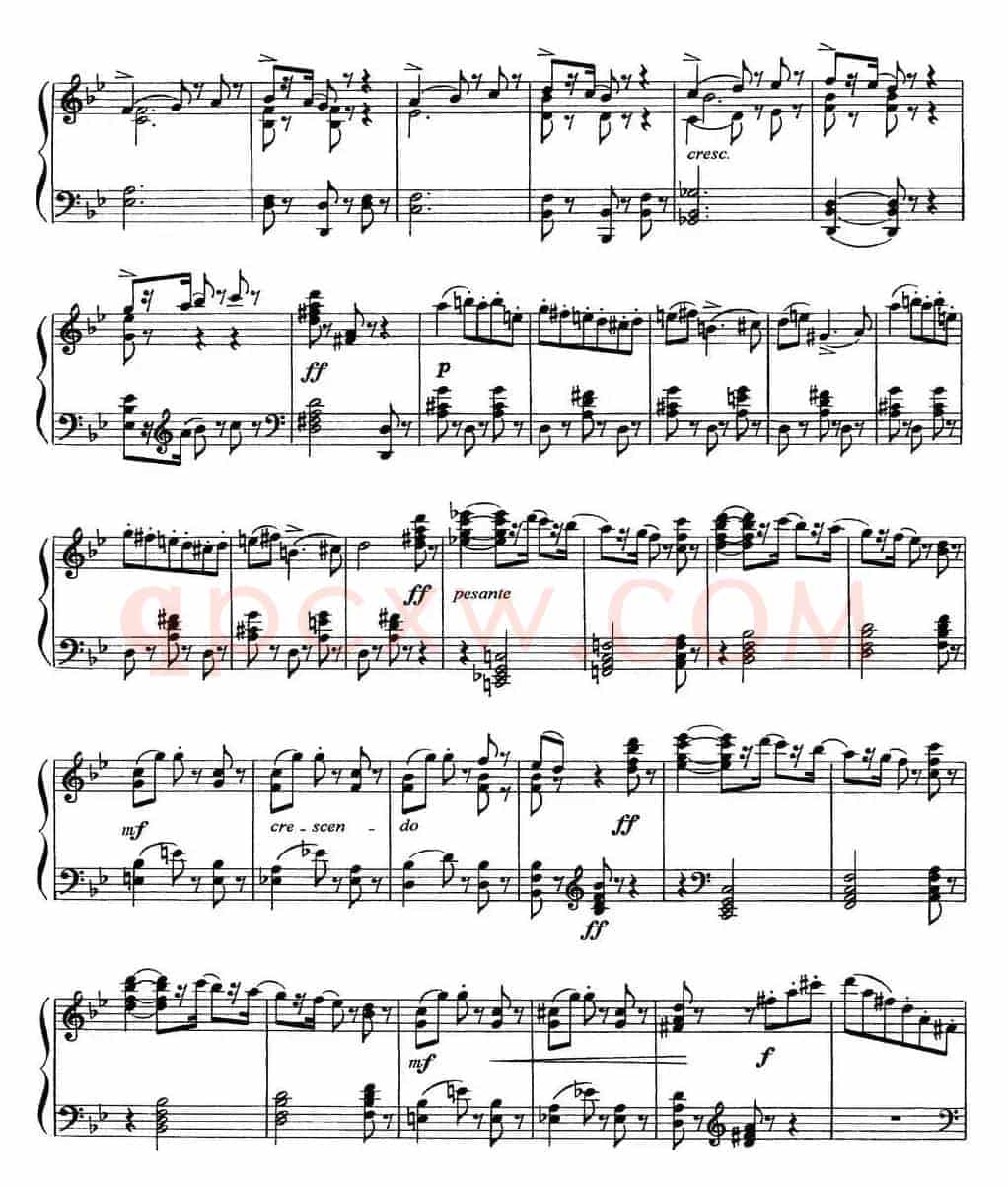 柴可夫斯基18首钢琴小品Op.72(6.Mazurque pour danser)