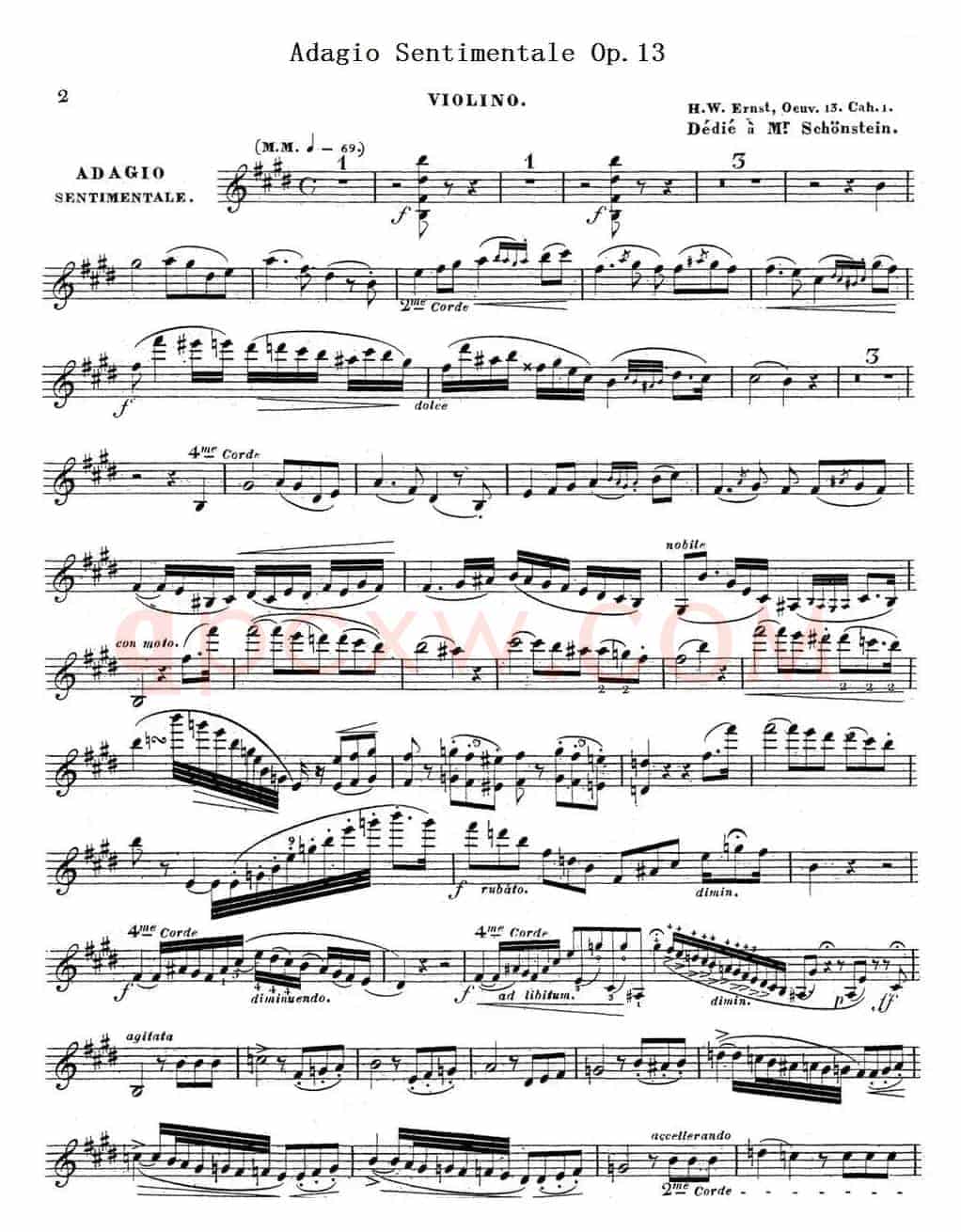 Adagio Sentimentale Op.13