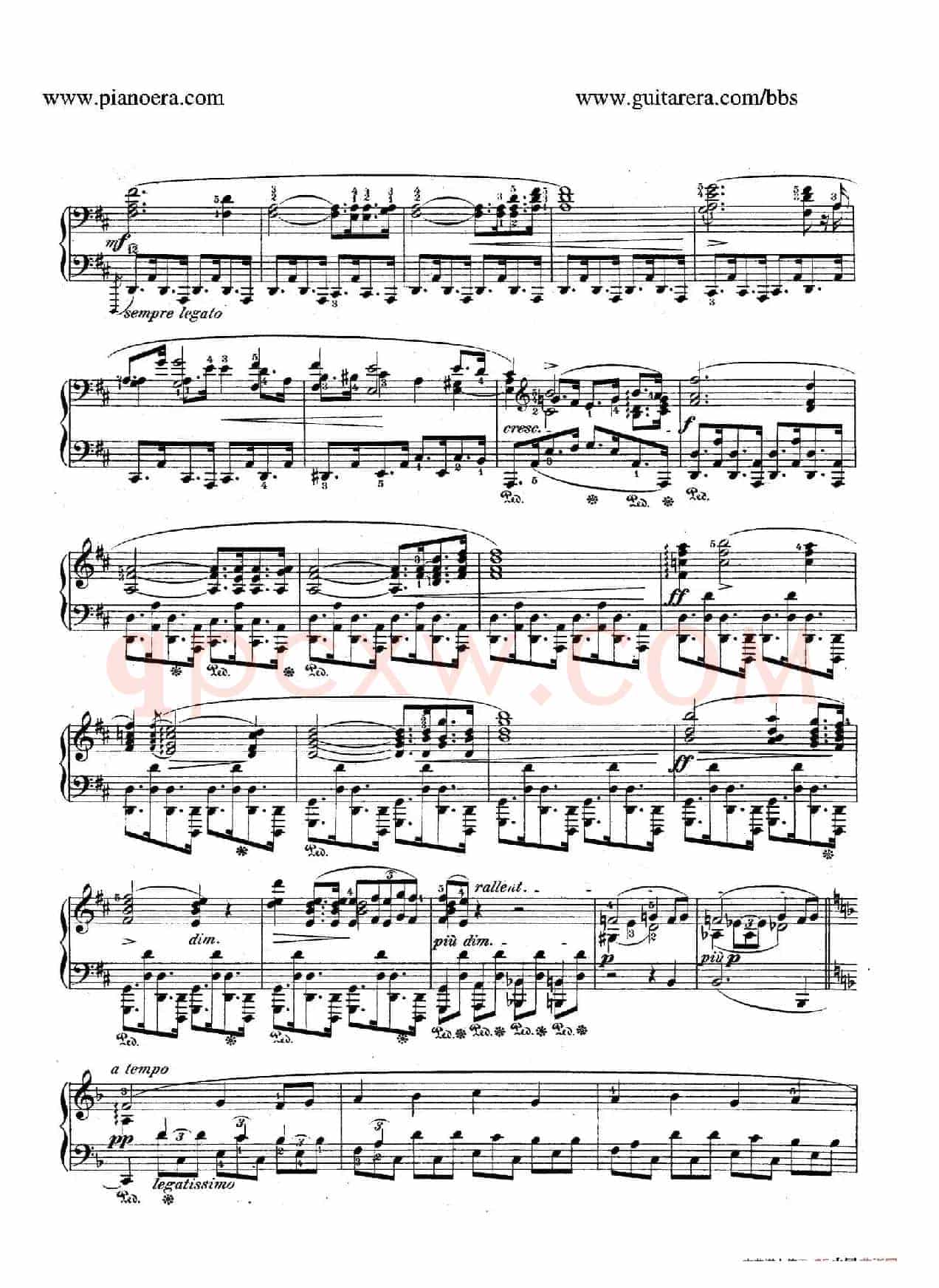 Impromptu no.2 in F-Sharp Major Op.36(升F大调第二即兴曲)