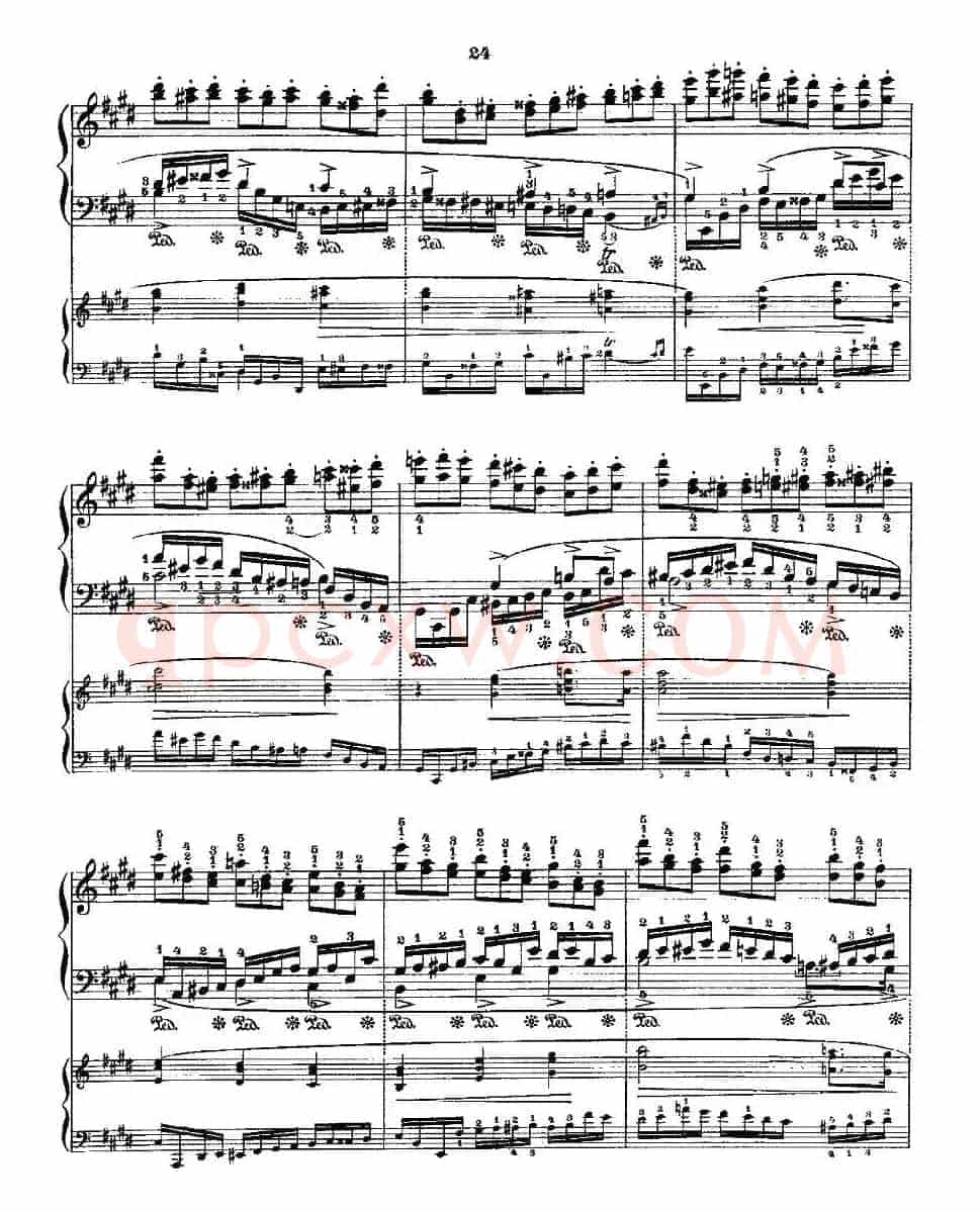 肖邦《练习曲》Fr.Chopin Op.25 No5-1