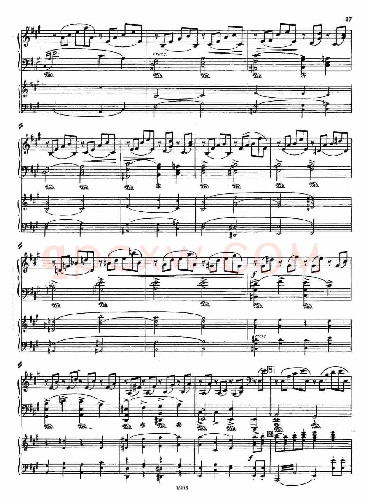 Piano Concerto in a Minor Op.54（a小调钢琴协奏曲·双钢琴）