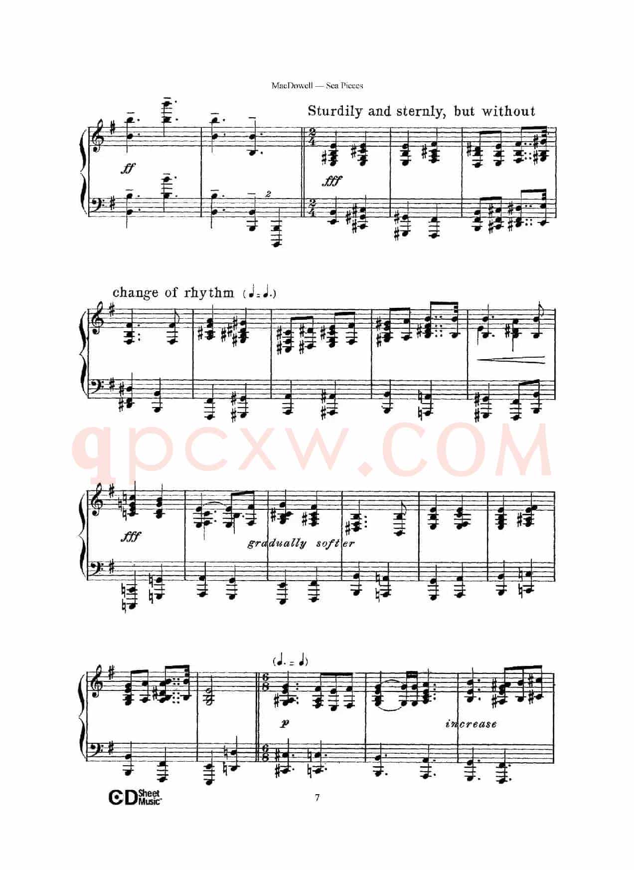 海景 Sea Pieces Op.55（No.3）