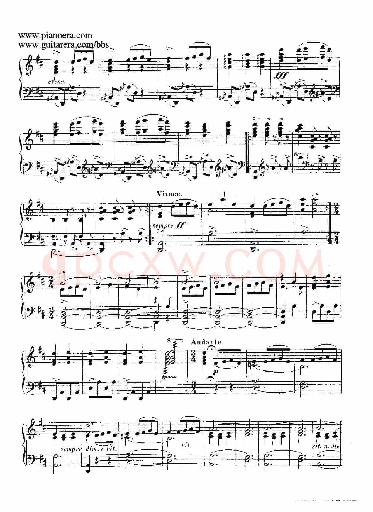 12 Spanish Danses Op.37(12首西班牙舞曲·6)