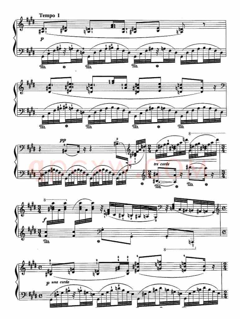 现代钢琴曲：12、水之游戏