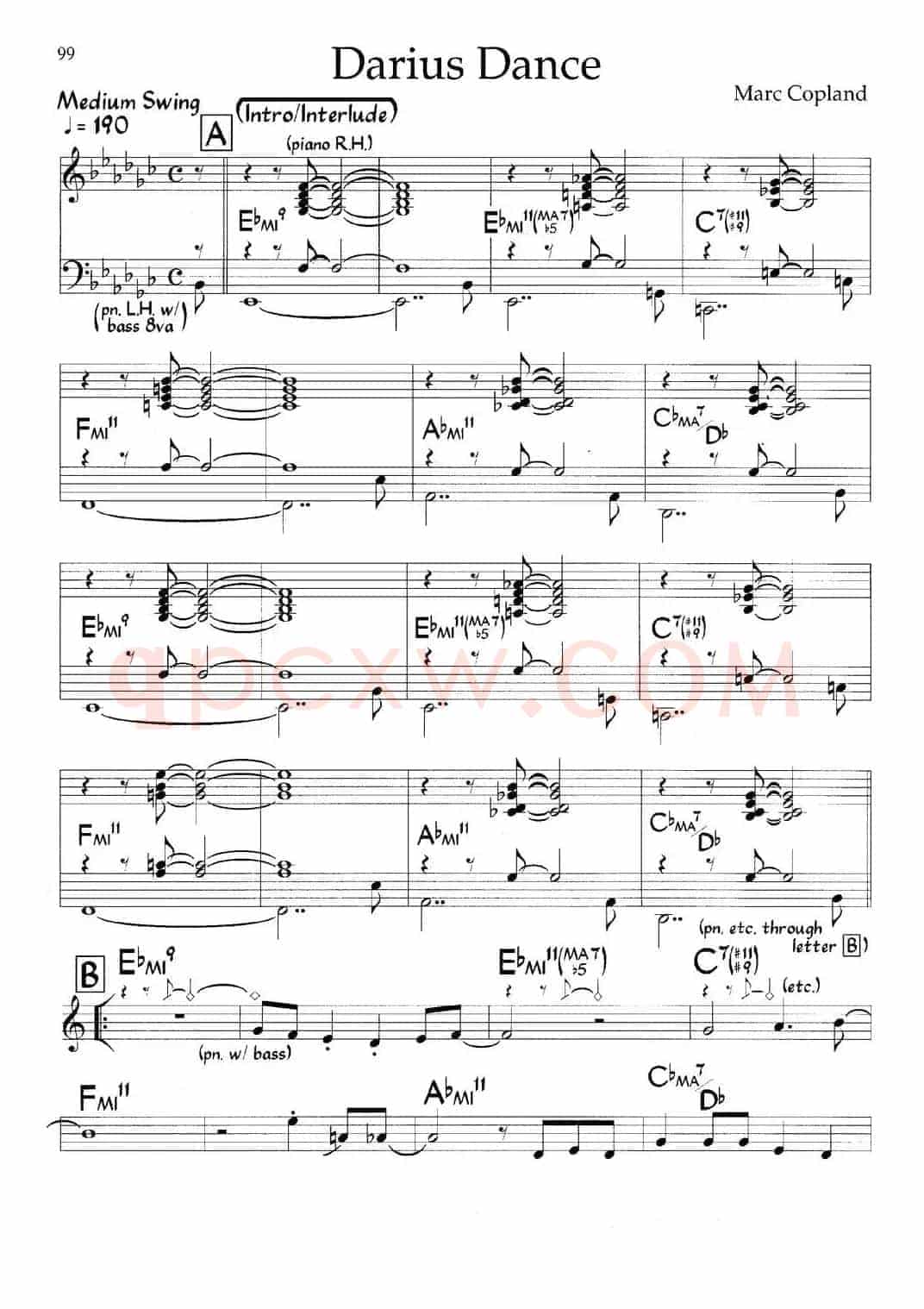 Darius Dance（爵士钢琴曲）