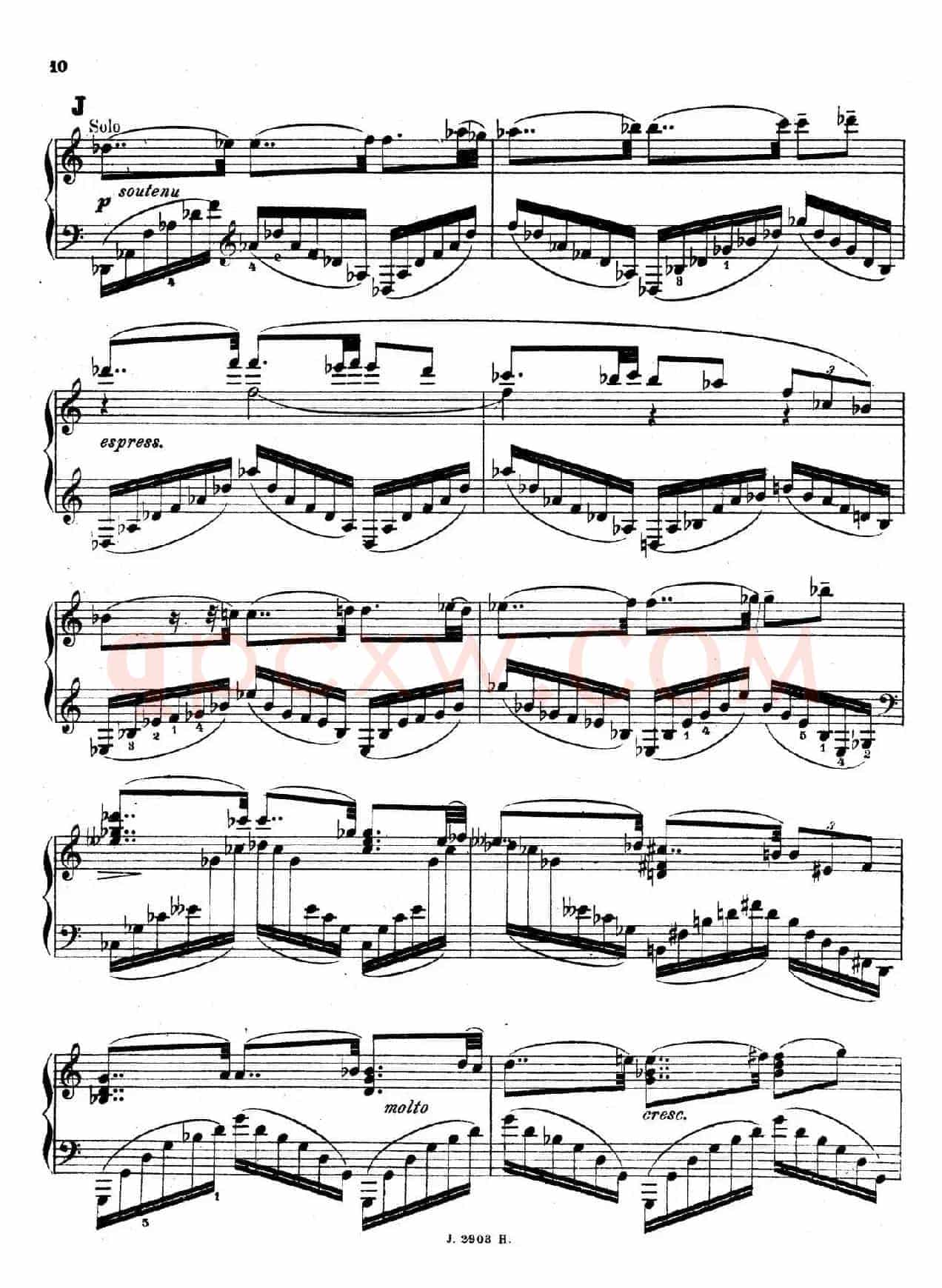 Symphony on a French Mountain Air Op.25(法国山歌交响曲·钢琴独奏·Ⅰ)
