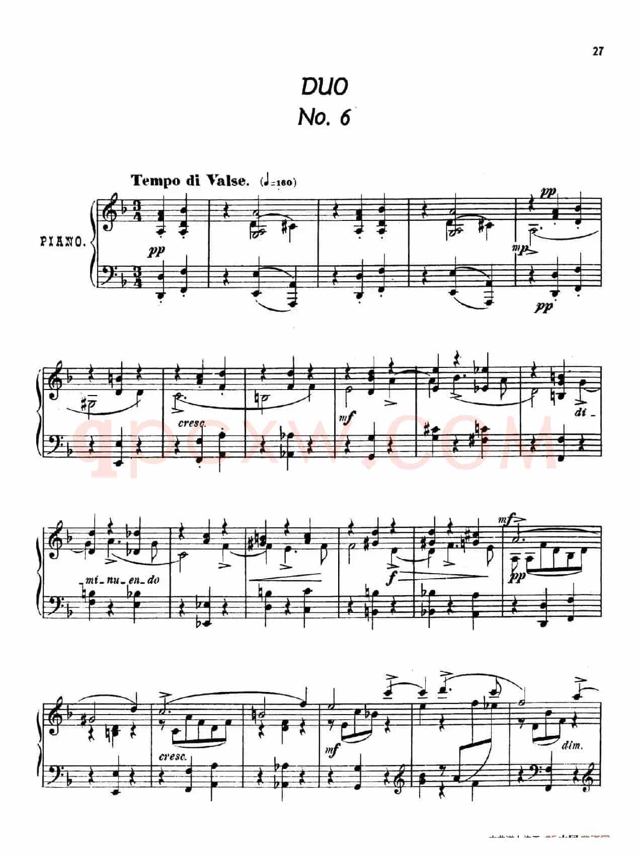 24 Characteristic Pieces Op.36(24首性格小品·6)