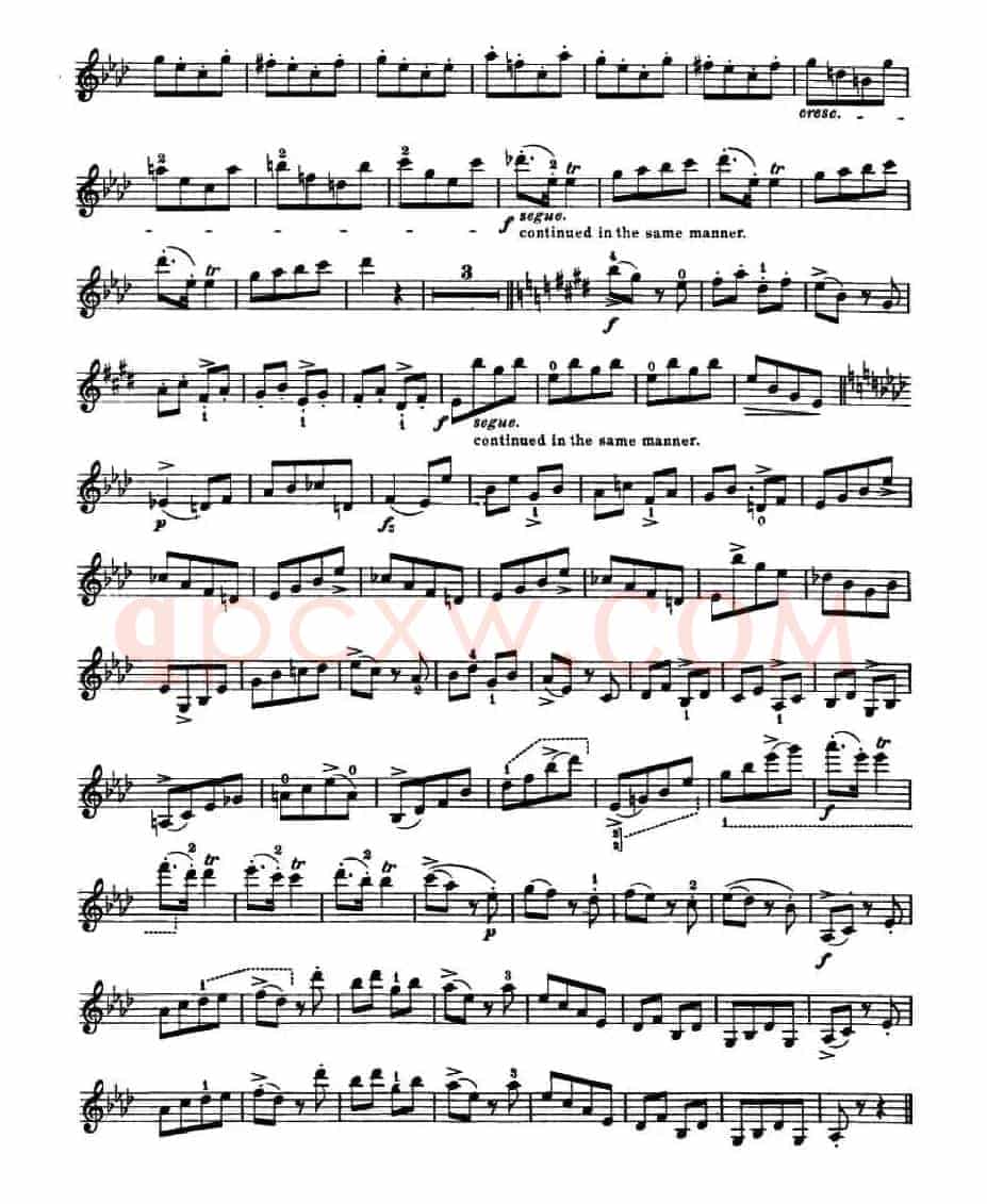 24首小提琴练习曲之17 
