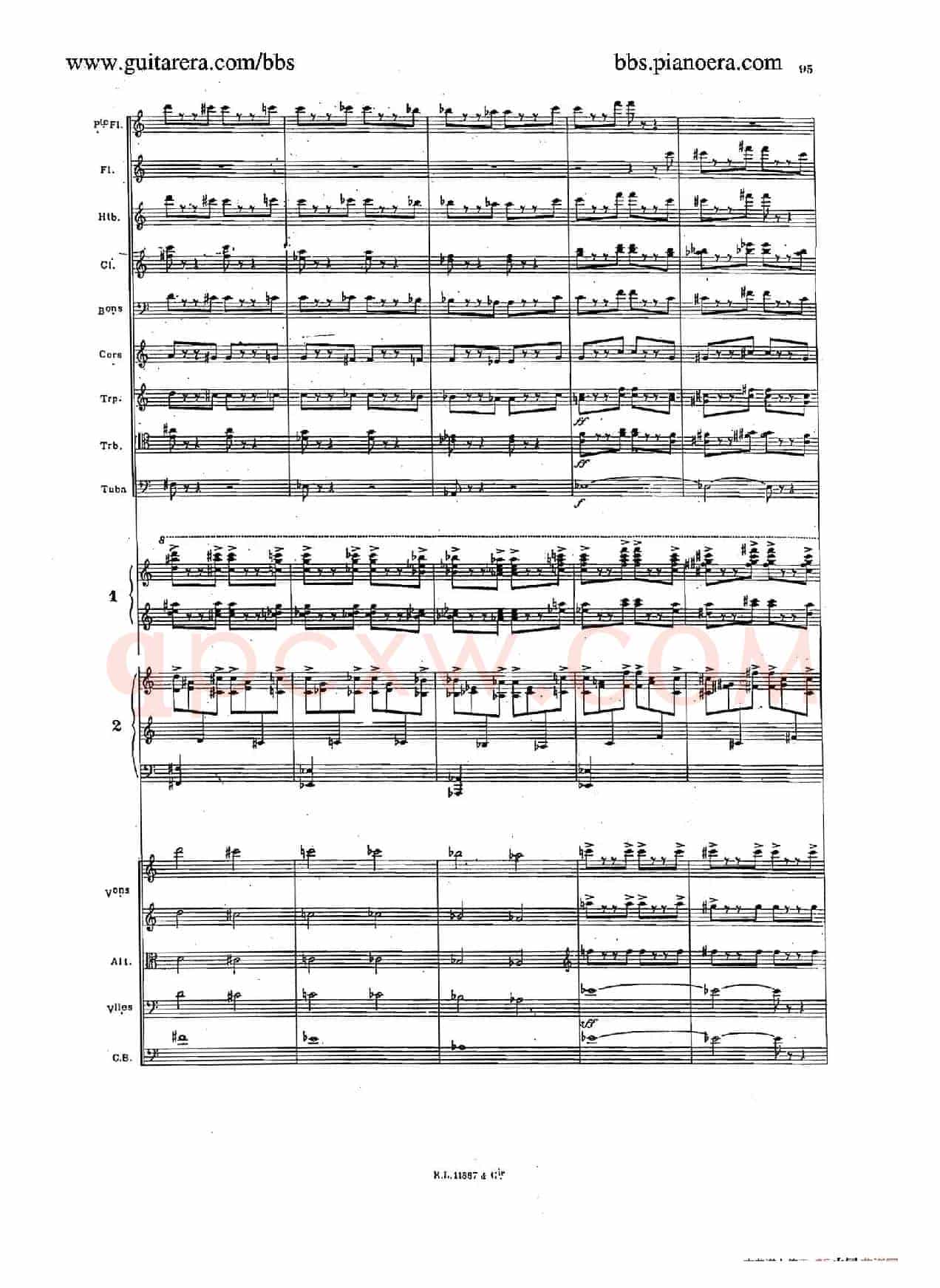 Concerto for 2 Pianos in d Minor(d小调双钢琴协奏曲·总谱)