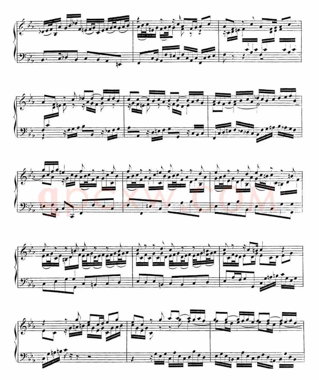Toccata BWV 911（7首托卡塔·No.2 c小调）