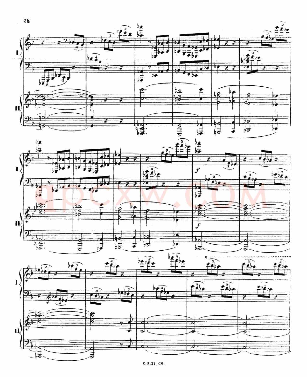 Piano Concerto No.2 in F Major Op.35(F大调第二钢琴协奏曲·Ⅰ·双钢琴)