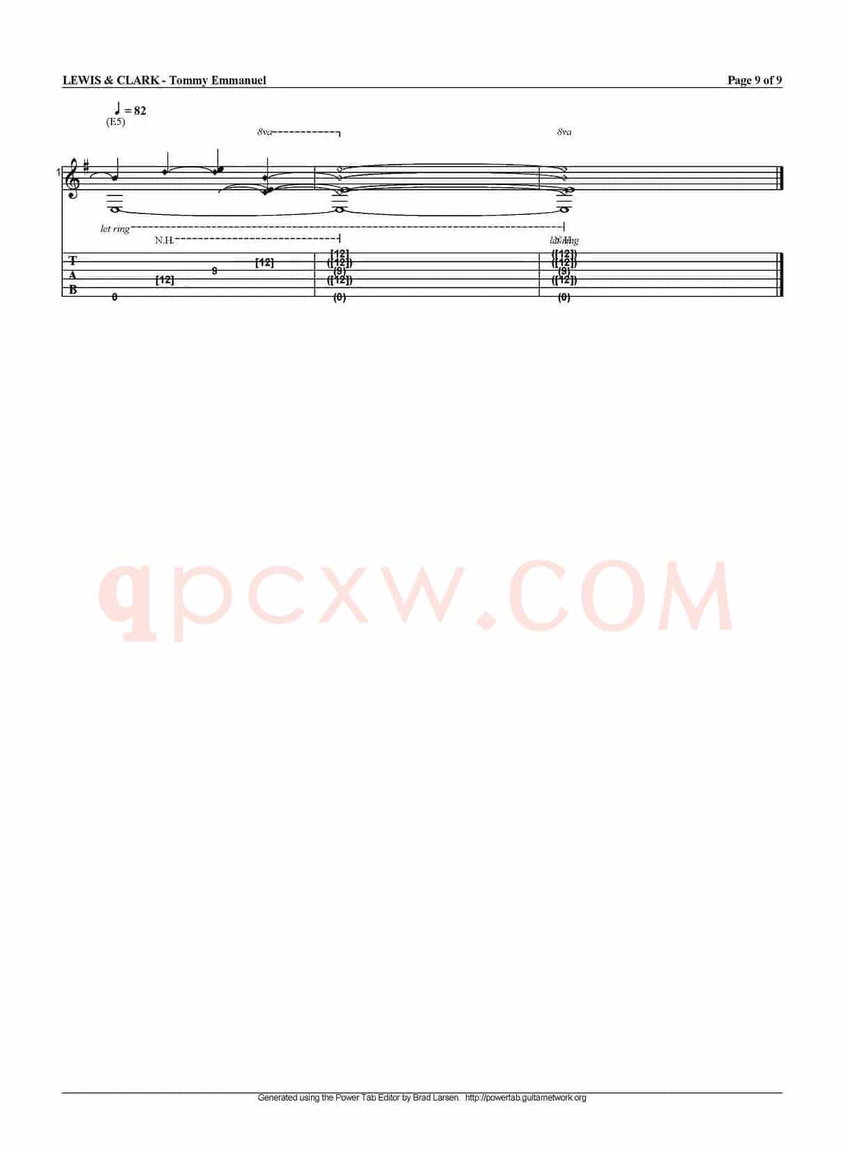 tommy emmanuel：lewis and clark（指弹吉他）