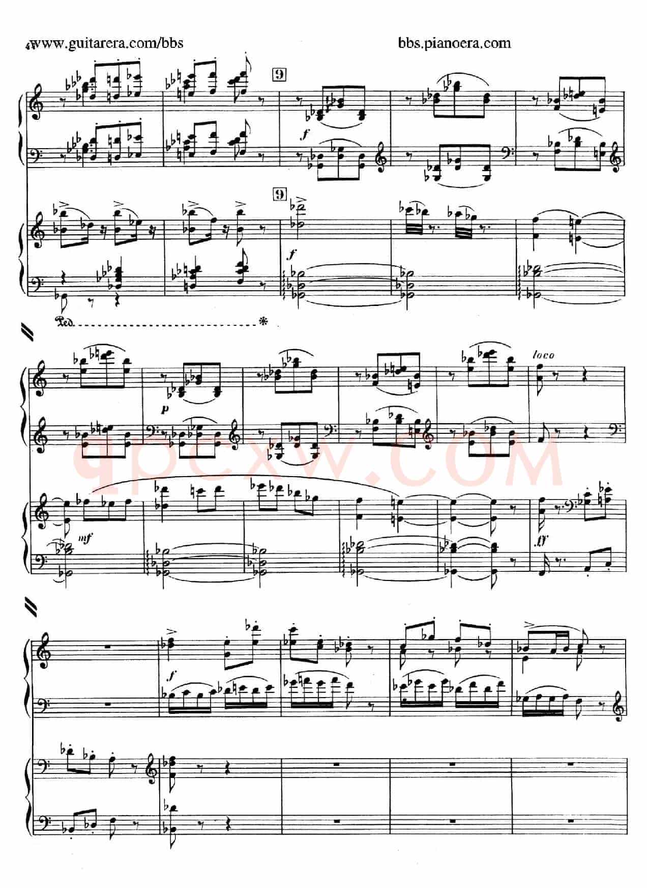 Piano Concerto in c-sharp Minor(升c小调钢琴协奏曲·第三乐章)