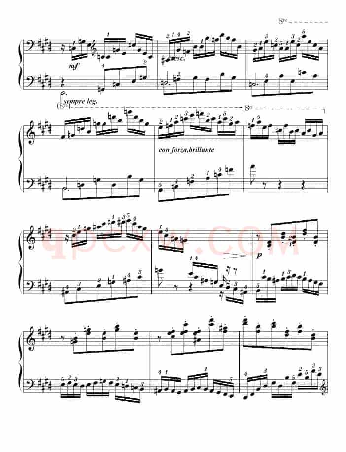 练习曲op.73 no.1
